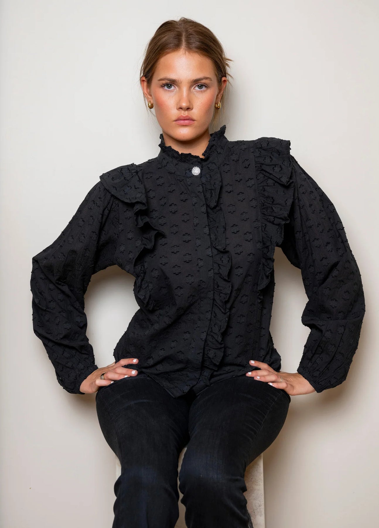 MISSMAYA - Bluser & skjorter - Maya Blouse - Soil - Villoid
