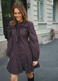 Vivienne Dress - Cocoa Poplin