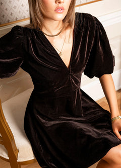 Blake Dress - Velvet Toffee