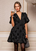 Blake Dress - Black Bloom