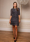 Rachel Dress - Dot Mesh