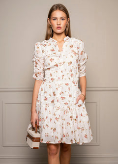 Fabienne Mini Dress - Rose