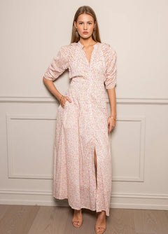 Fabienne Dress - Pink Petite
