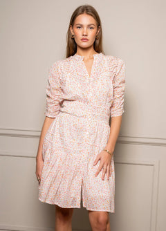 Fabienne Mini Dress - Pink Petite