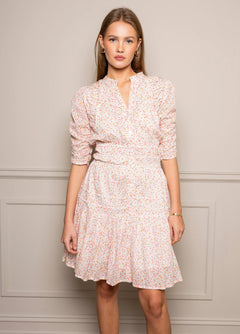 Fabienne Mini Dress - Pink Petite