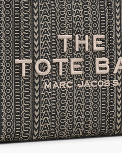 The Jacquard Medium Tote - Beige Multi
