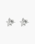 Balloon Star Earrings - Light Antique Silver