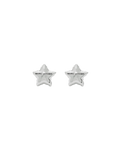 Balloon Star Earrings - Light Antique Silver