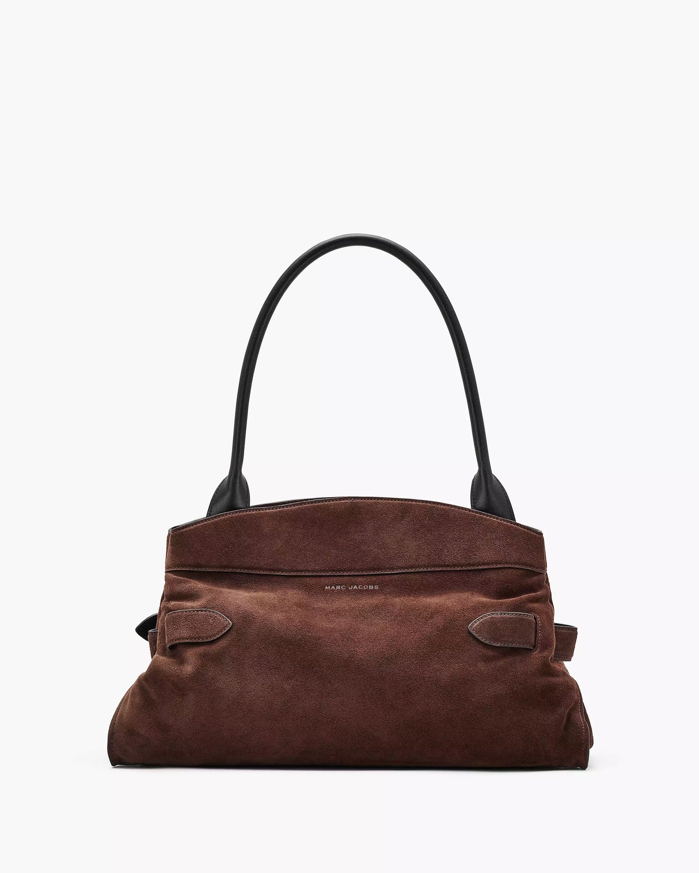 The Suede Dakota Satchel - Dark Brown