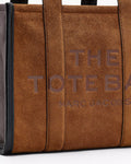 The Suede Leather Medium Tote - Copper