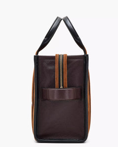 The Suede Leather Medium Tote - Copper
