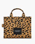 The Cheetah Canvas Medium Tote - Black Multi