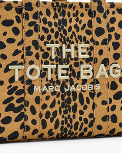 The Cheetah Canvas Medium Tote - Black Multi