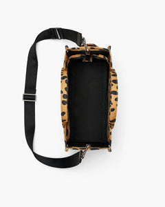 The Cheetah Canvas Medium Tote - Black Multi
