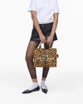 The Cheetah Canvas Medium Tote - Black Multi