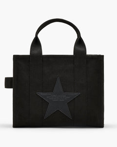 The Small Star Canvas Tote - Black