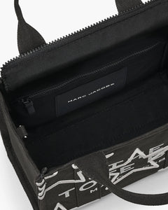 The Small Star Canvas Tote - Black