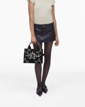 The Small Star Canvas Tote - Black