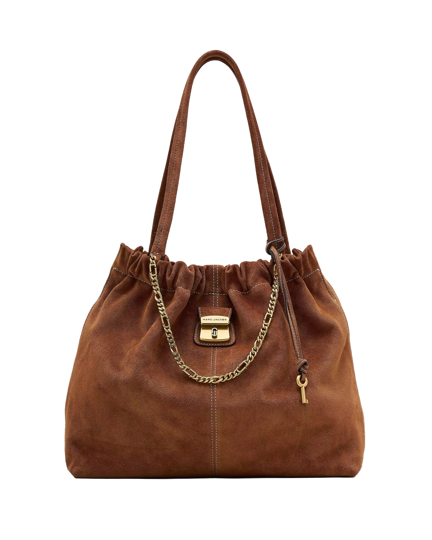 The Cristina Suede Tote - Copper