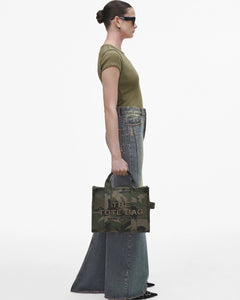 The Camo Jacquard Medium Tote - Camo Multi