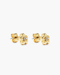 Daisy Micro Earrings - Gold/Crystal