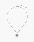 Daisy Balloon Necklace - Light Antique Silver