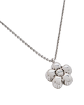Daisy Balloon Necklace - Light Antique Silver