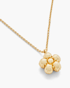 Daisy Balloon Necklace - Light Antique Gold