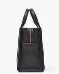 The Leather Medium Tote - Black