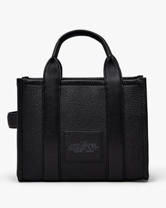 The Leather Small Tote - Black