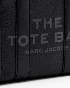 The Leather Small Tote - Black