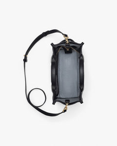 The Leather Small Tote - Black