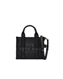 The Leather Small Tote - Black
