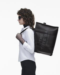 The Leather Large Tote - Black