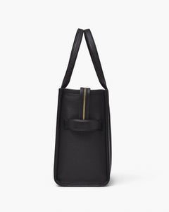 The Leather Large Tote - Black