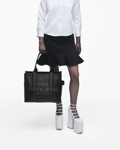 The Leather Large Tote - Black