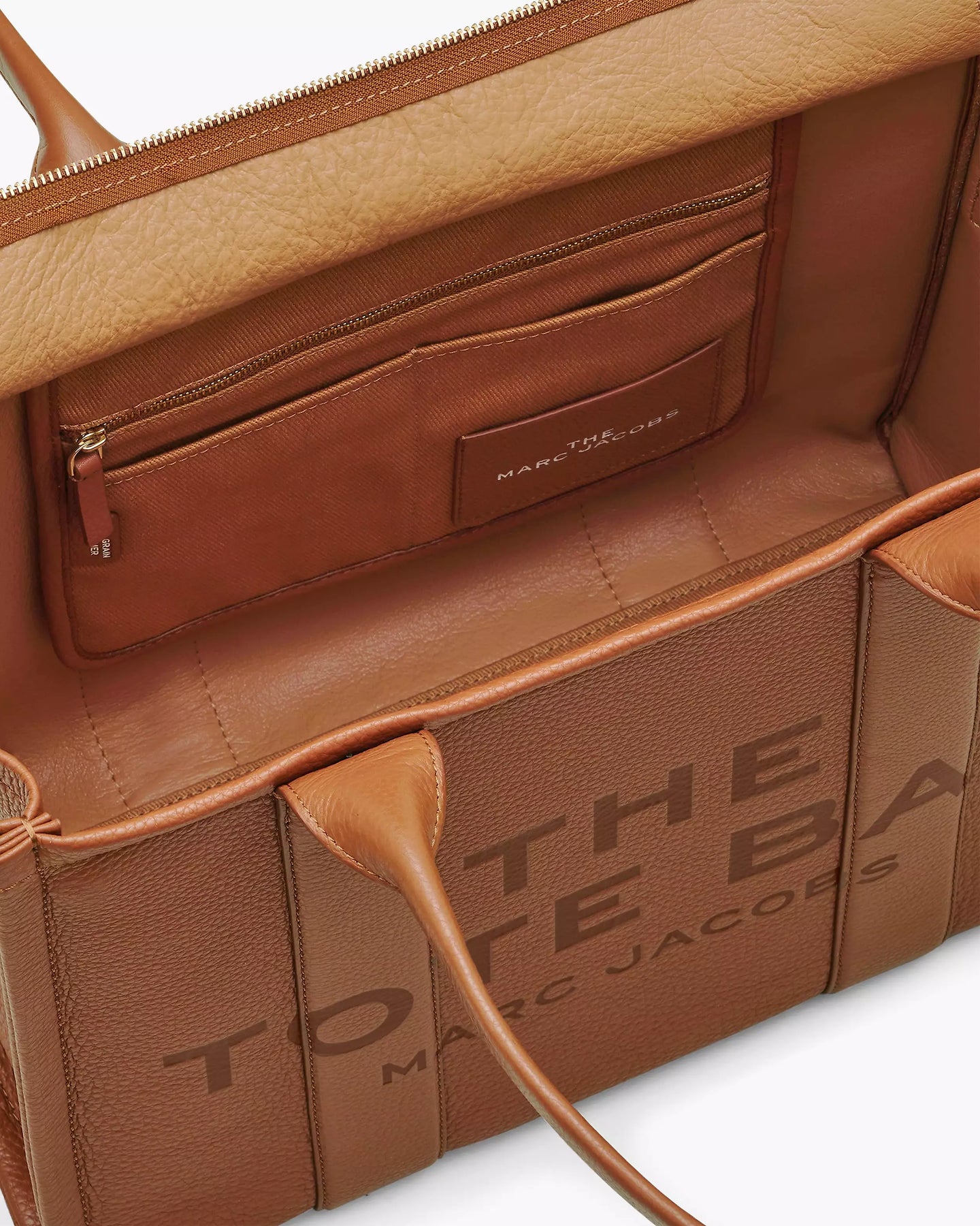 The Leather Large Tote - Argan Oil