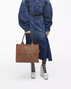 The Leather Large Tote - Argan Oil