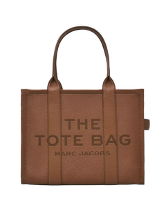 The Leather Large Tote - Argan Oil