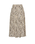 Alyona Vlora Skirt Aop - Oatmeal Leo