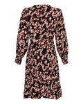 Bellamaya Rhian Dress Aop - L Mahogany Flw