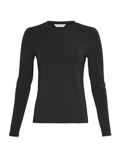 Betrina O Ls Top - Black
