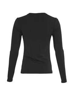 Betrina O Ls Top - Black