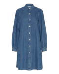 Elena Shirt Dress - Mid Blue Wash