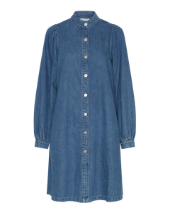 Elena Shirt Dress - Mid Blue Wash