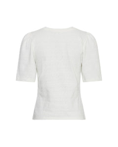 Elmira Puff Tee - Egret