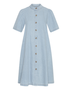 Jolene Elena 2/4 Shirt Dress - Light Blue Wash