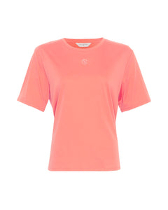 Melea Icon Tee - S Coral S Pink