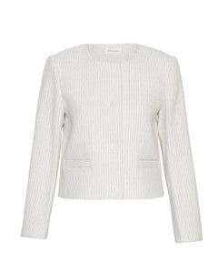 Nadialine Jacket - White Melange