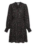 Orabella Dress Aop - Black Flower